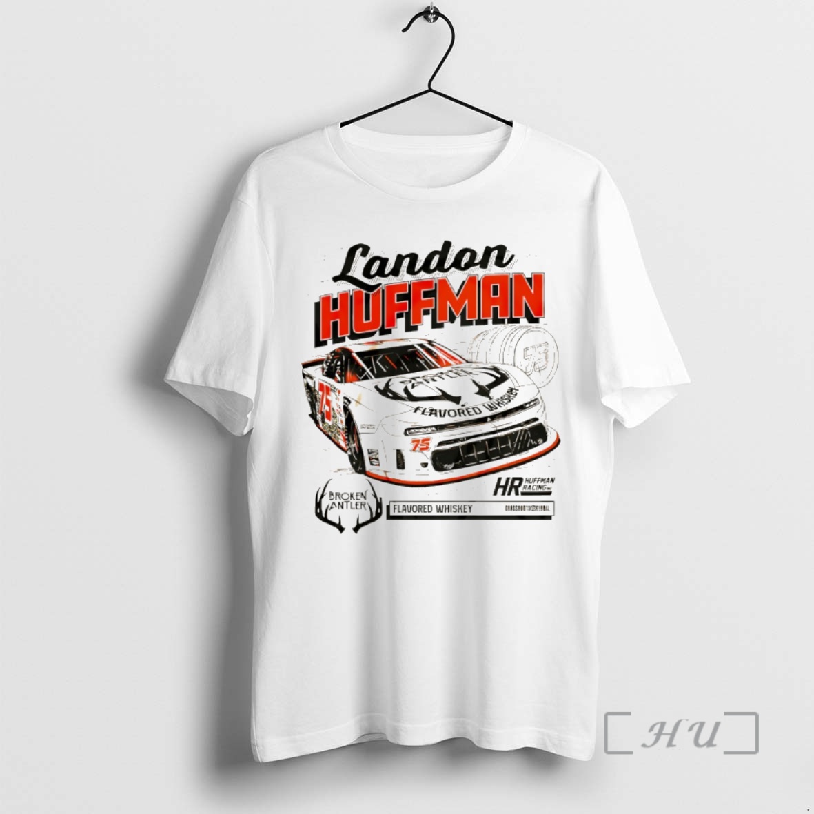 Officials Landon Huffman Broken Antler Flavored Whiskey Racing Premium T Shirts Sweater Hoodie