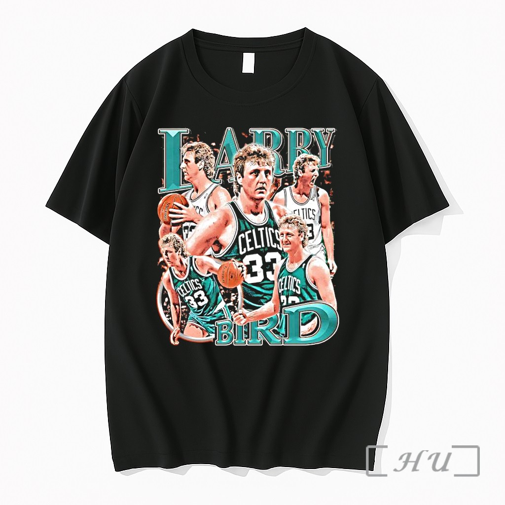 Officials Larry Bird Boston Celtics 33 Nba Collage 90s Graphic Premium T Shirts Sweater Hoodie
