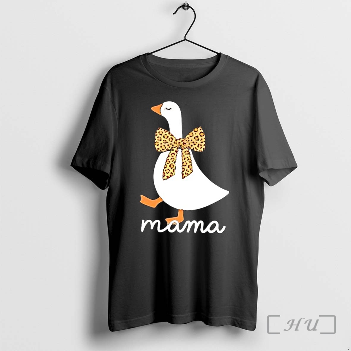 Officials Leopard Print Bow Goose Mama Premium T Shirts Sweater Hoodie