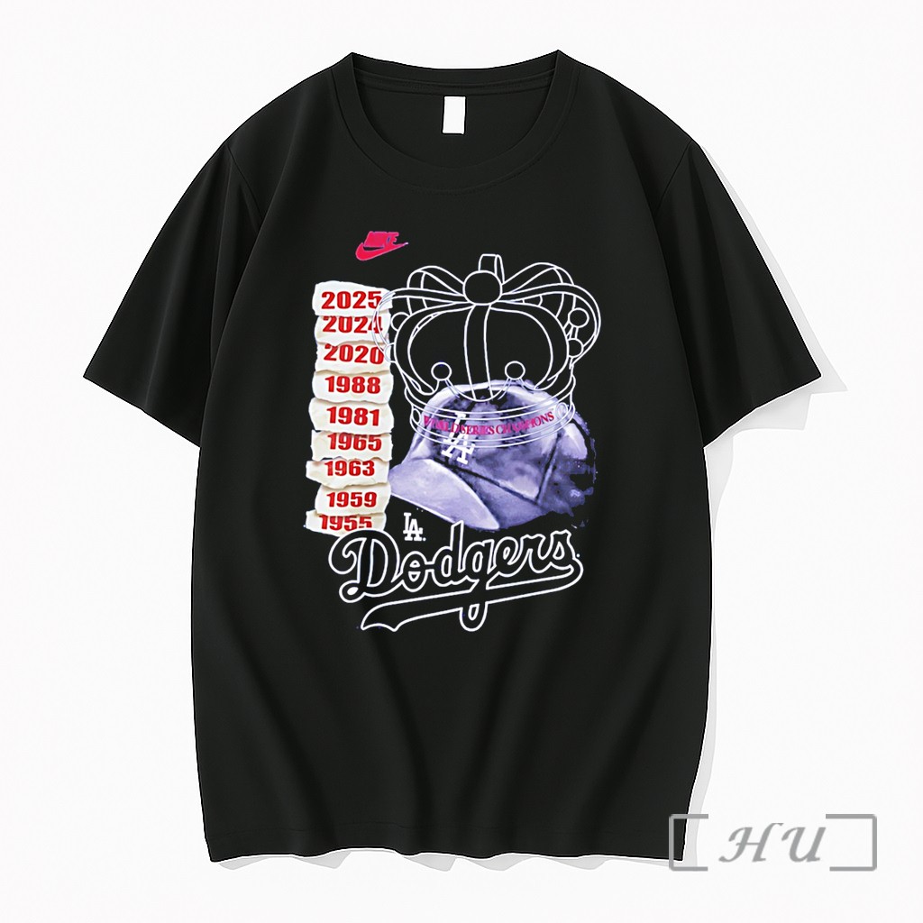 Officials Los Angeles Dodgers 9x Time King Cown Tee Premium T Shirts Sweater Hoodie
