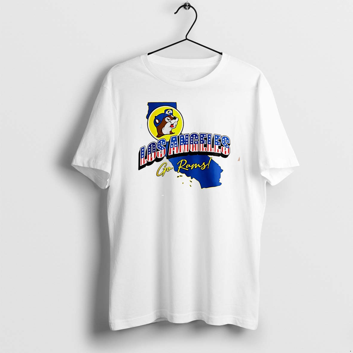 Officials Los Angeles Rams Buc Ees Los Angeles Go Rams Patriotic Tee Premium T Shirt Sweatshirt Hoodie