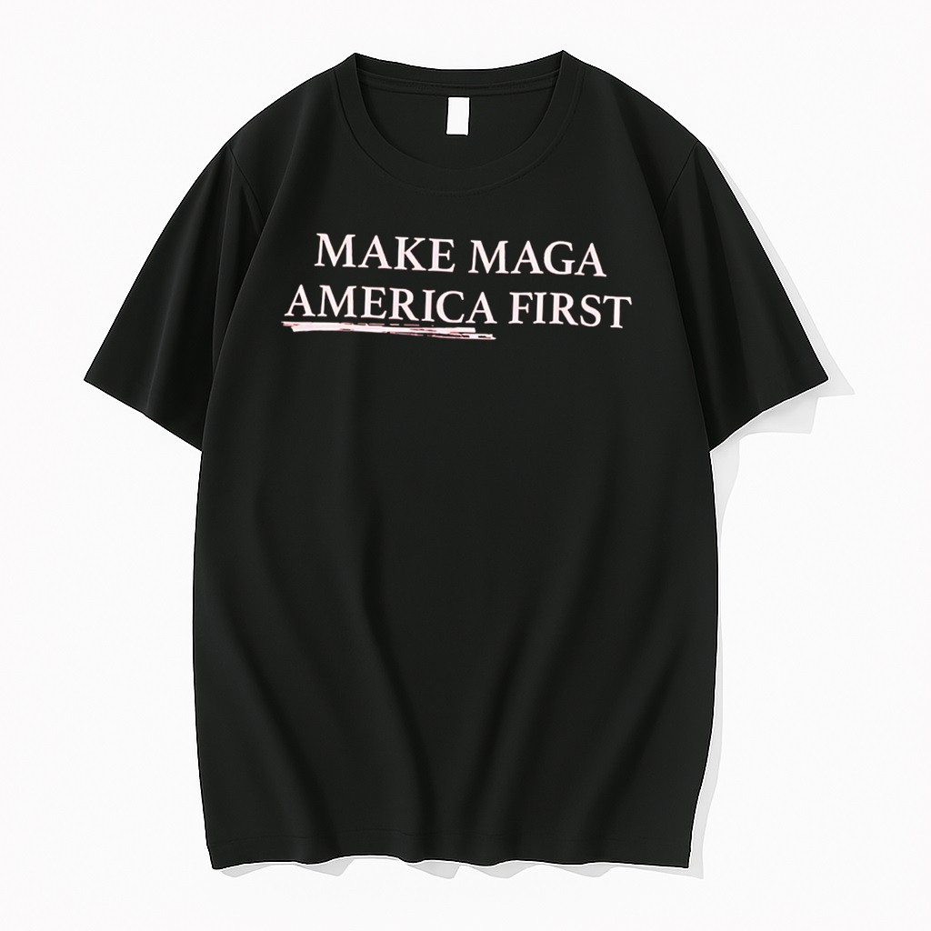 Officials Make Maga America First Text Tee Premium T Shirt Sweatshirt Hoodie