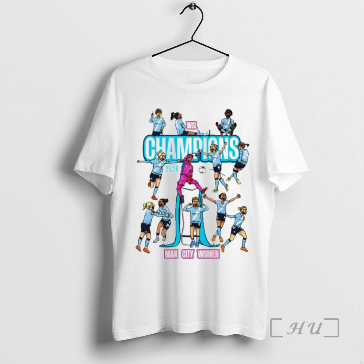 Officials Manchester City Womens Super League Winners 25 26 Premium T Shirts Sweater Hoodie