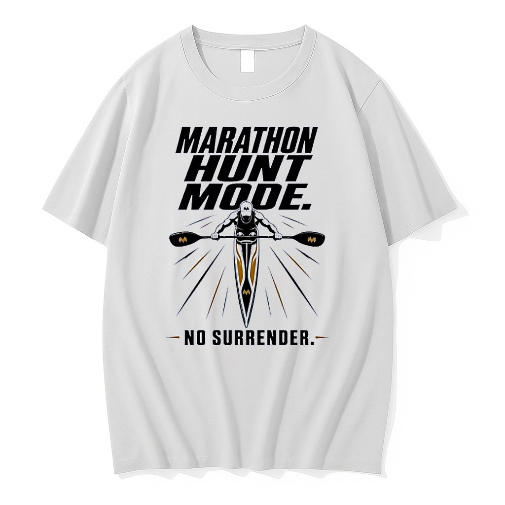 Officials Marathon Hunt Mode Kayaker No Surrender 2026 Race Paddling White Premium T Shirt Sweatshirt Hoodie