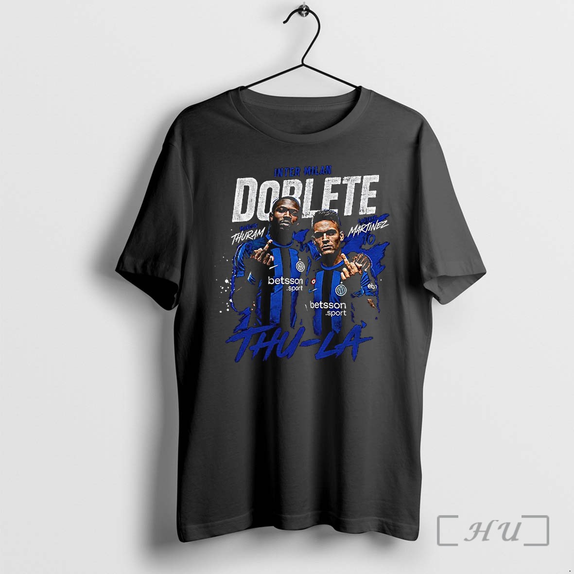 Officials Marcus Thuram And Lautaro Martinez Middle Finger Inter Milan Fc Doblete Thu La 2026 Premium T Shirts Sweater Hoodie