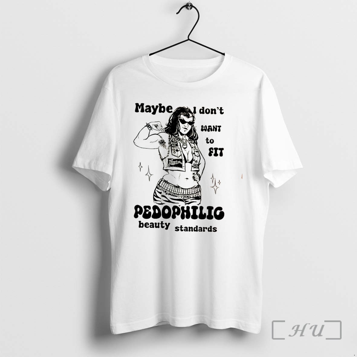 Officials Maybe I Dont Want To Fit Pedophilic Beauty Standards Doodle Tee Premium T Shirts Sweater Hoodie