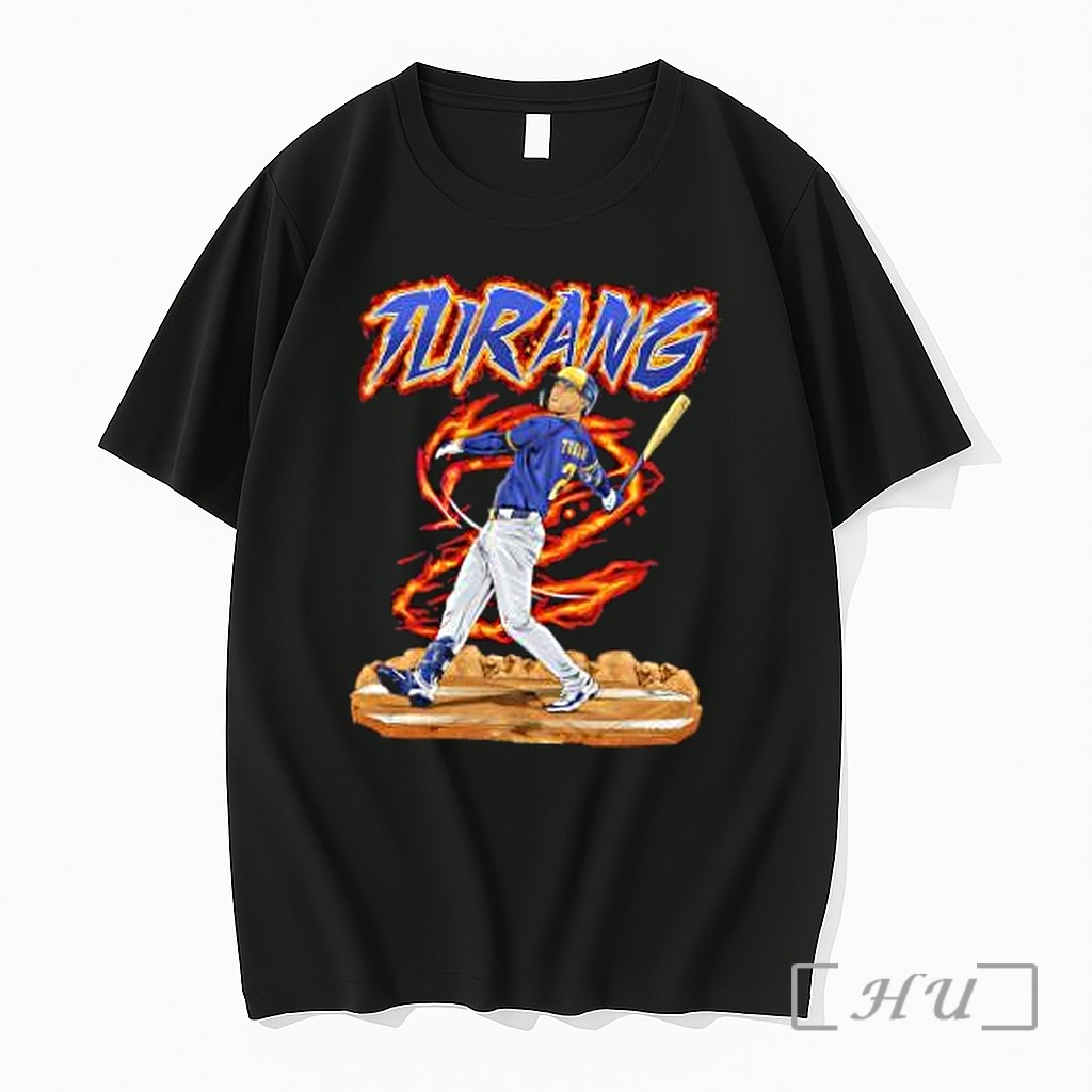 Officials Milwaukee Brewers Brice Turang Turang 2 Planet Brewers Premium T Shirts Sweater Hoodie