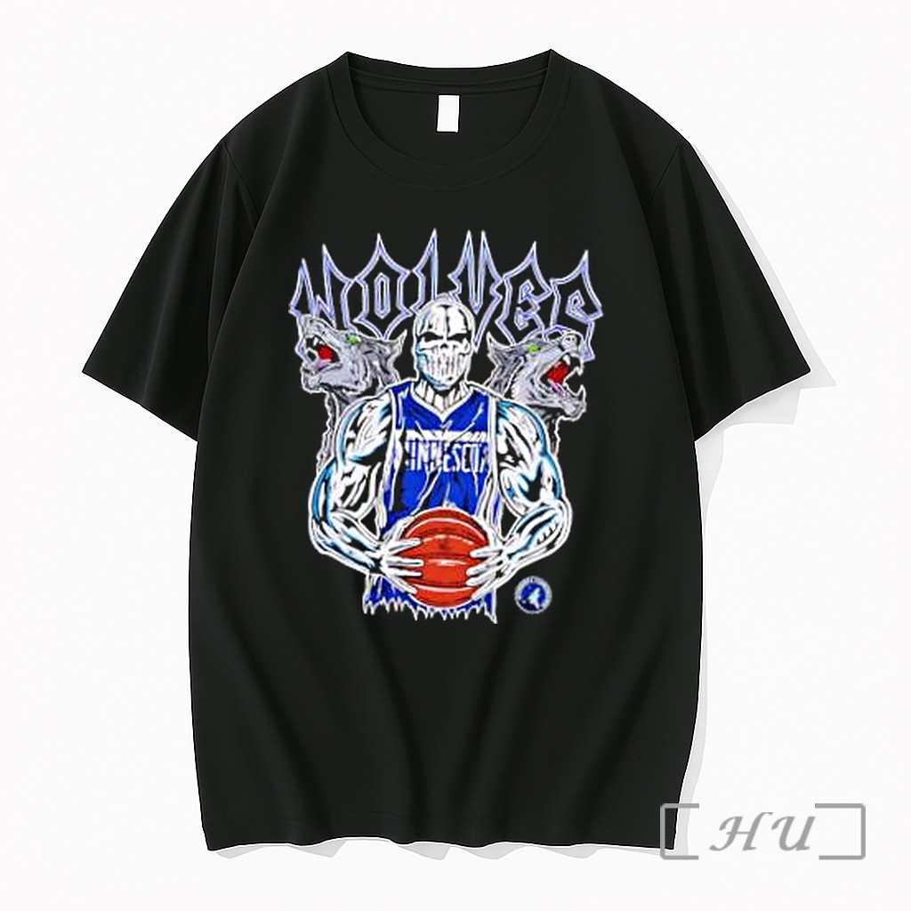 Officials Minnesota Timberwolves Nba Wolves Skeleton Basketball Player Premium T Shirts Sweater Hoodie