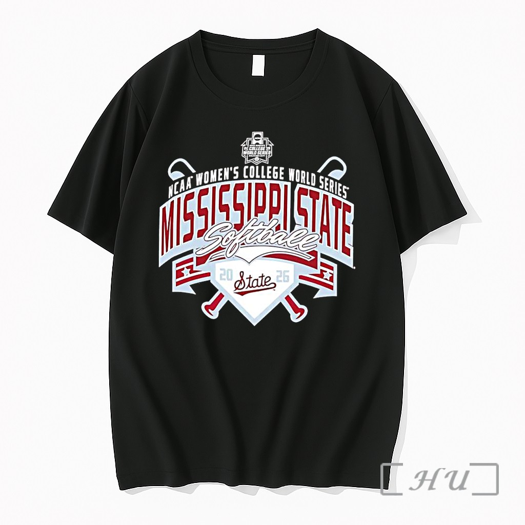 Officials Mississippi State Softball Nca Womens College World Series 2026 Premium T Shirts Sweater Hoodie