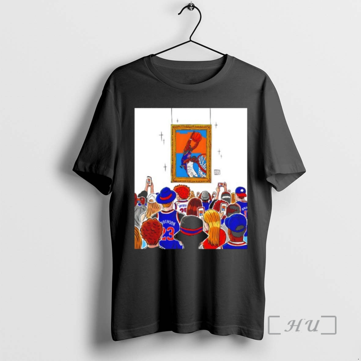 Officials Mitchell Robinson New York Knicks Dunks Over Joel Embiid Premium T Shirts Sweater Hoodie