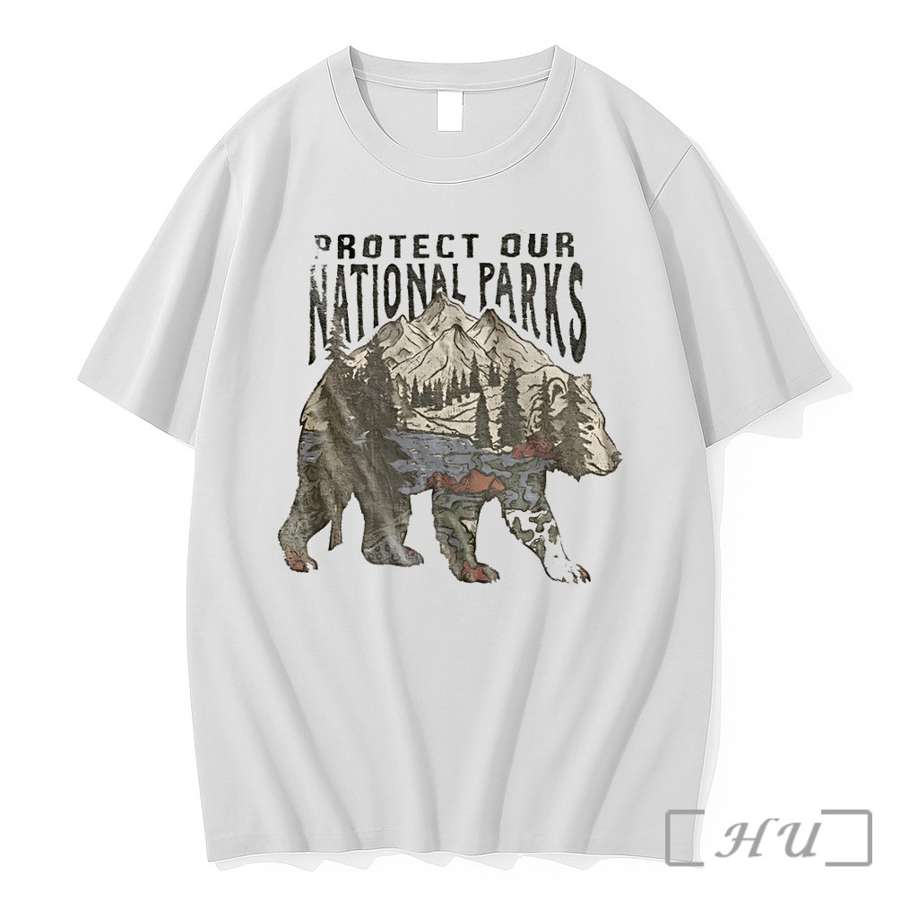 Officials National Parks Bear Graphic Protect Our National Parks Premium T Shirts Sweater Hoodie