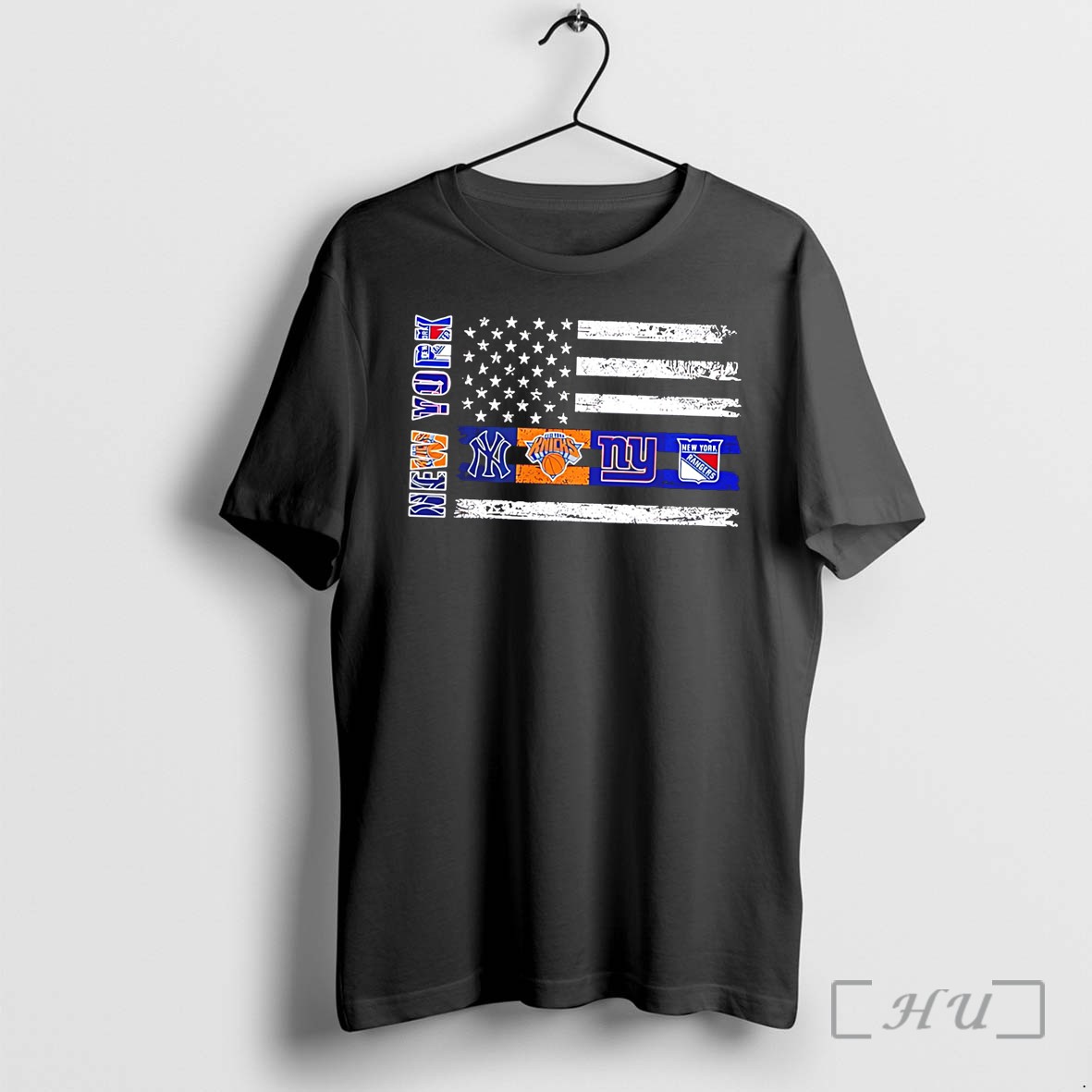 Officials New York City Sports Teams Logos Flag Tee Premium T Shirts Sweater Hoodie