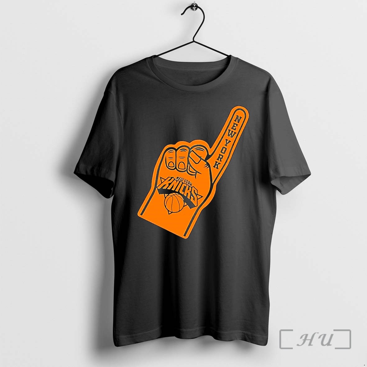 Officials New York Foam Finger New York Knicks Basketball Black Premium T Shirts Sweater Hoodie