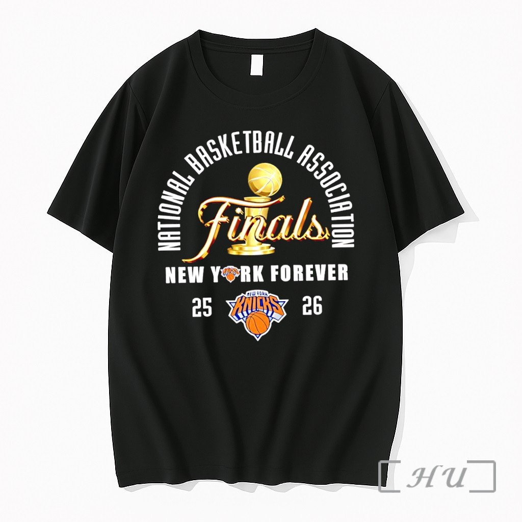 Officials New York Knicks 2025 2026 Nba Finals Trophy Premium T Shirts Sweater Hoodie