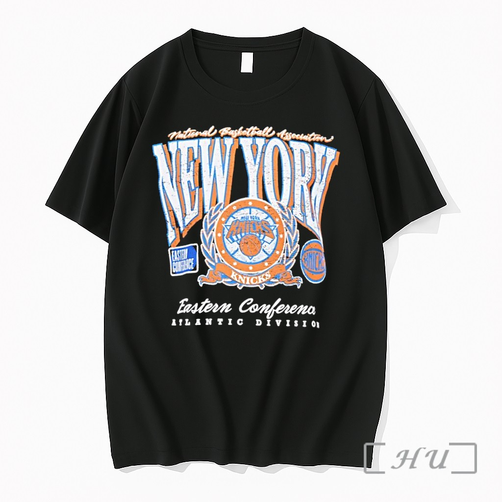 Officials New York Knicks Eastern Conference Atlantic Division Logo Vintage Premium T Shirts Sweater Hoodie