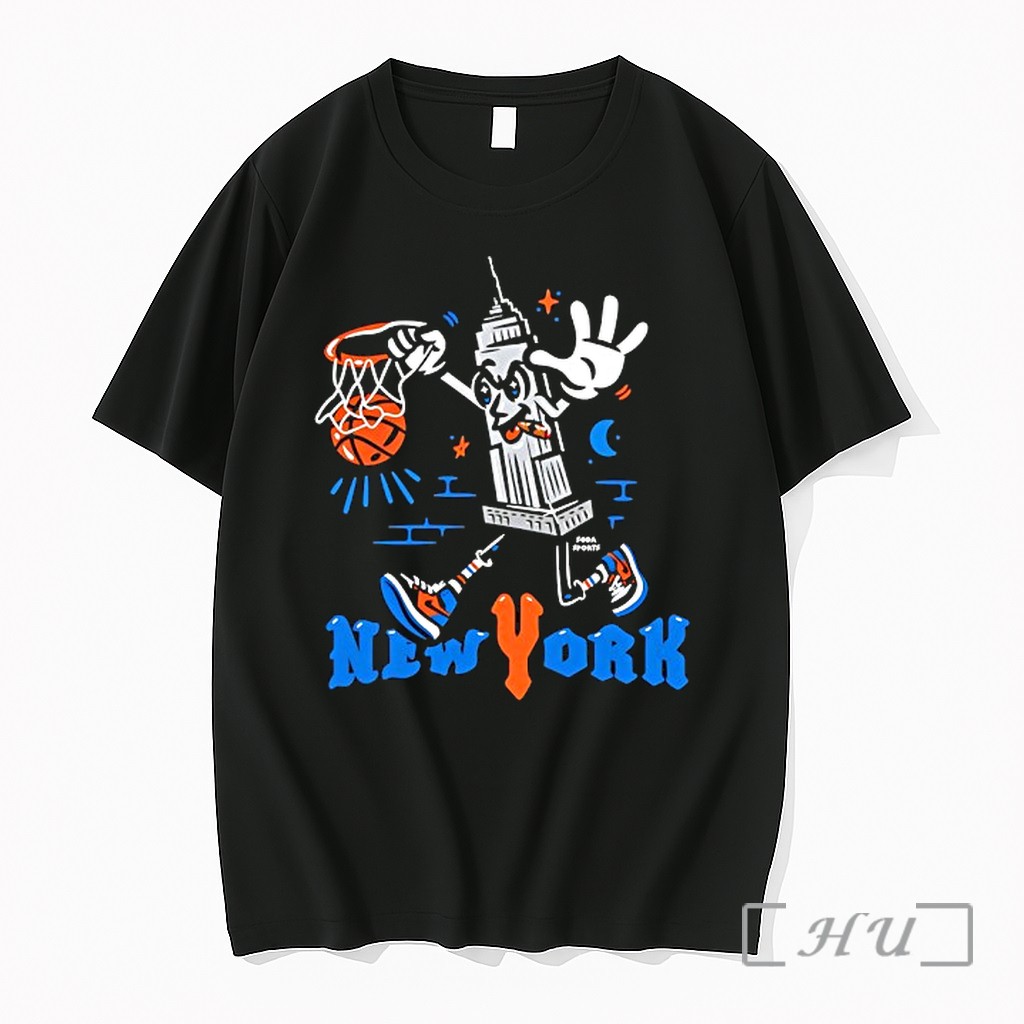 Officials New York Knicks Empire State Smoking A Cigar Premium T Shirts Sweater Hoodie