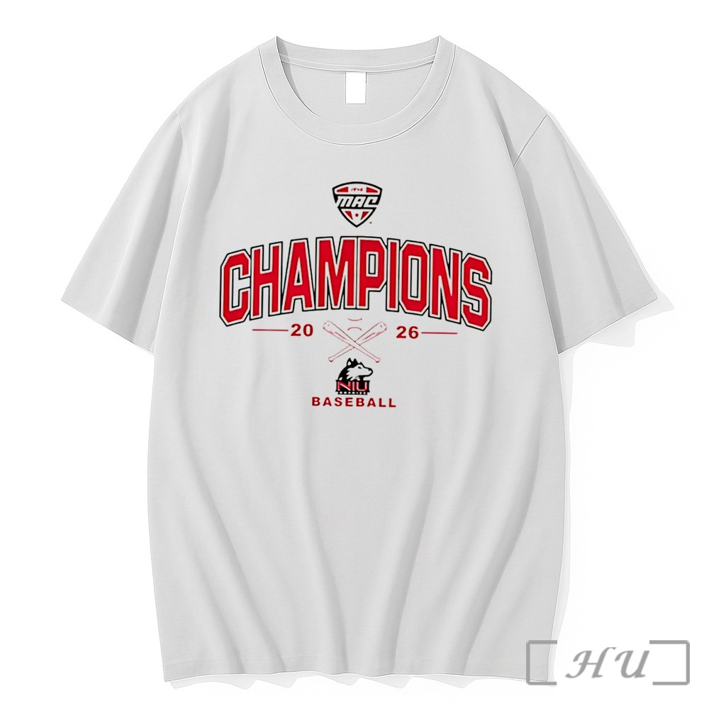 Officials Northern Illinois Huskies 2026 Mac Baseball Champions Tee Premium T Shirts Sweater Hoodie