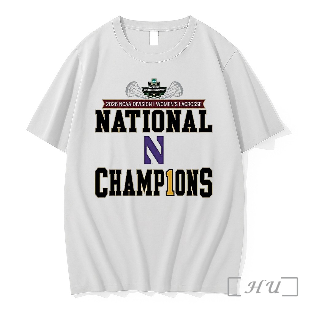 Officials Northwestern Wildcats 2026 Ncaa Womens Lacrosse National Champions 1 Premium T Shirts Sweater Hoodie