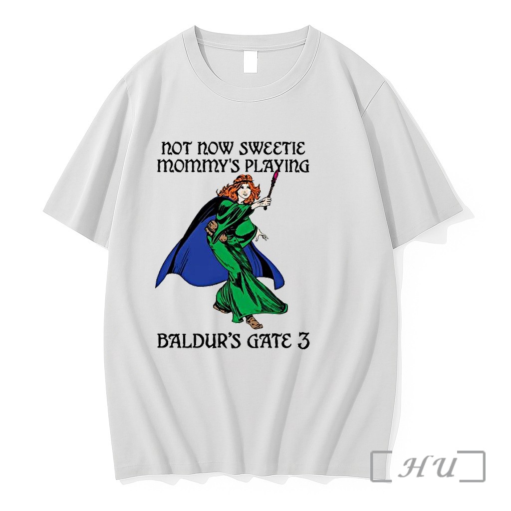 Officials Not Now Sweetie Mommys Playing Game 3 Premium T Shirts Sweater Hoodie