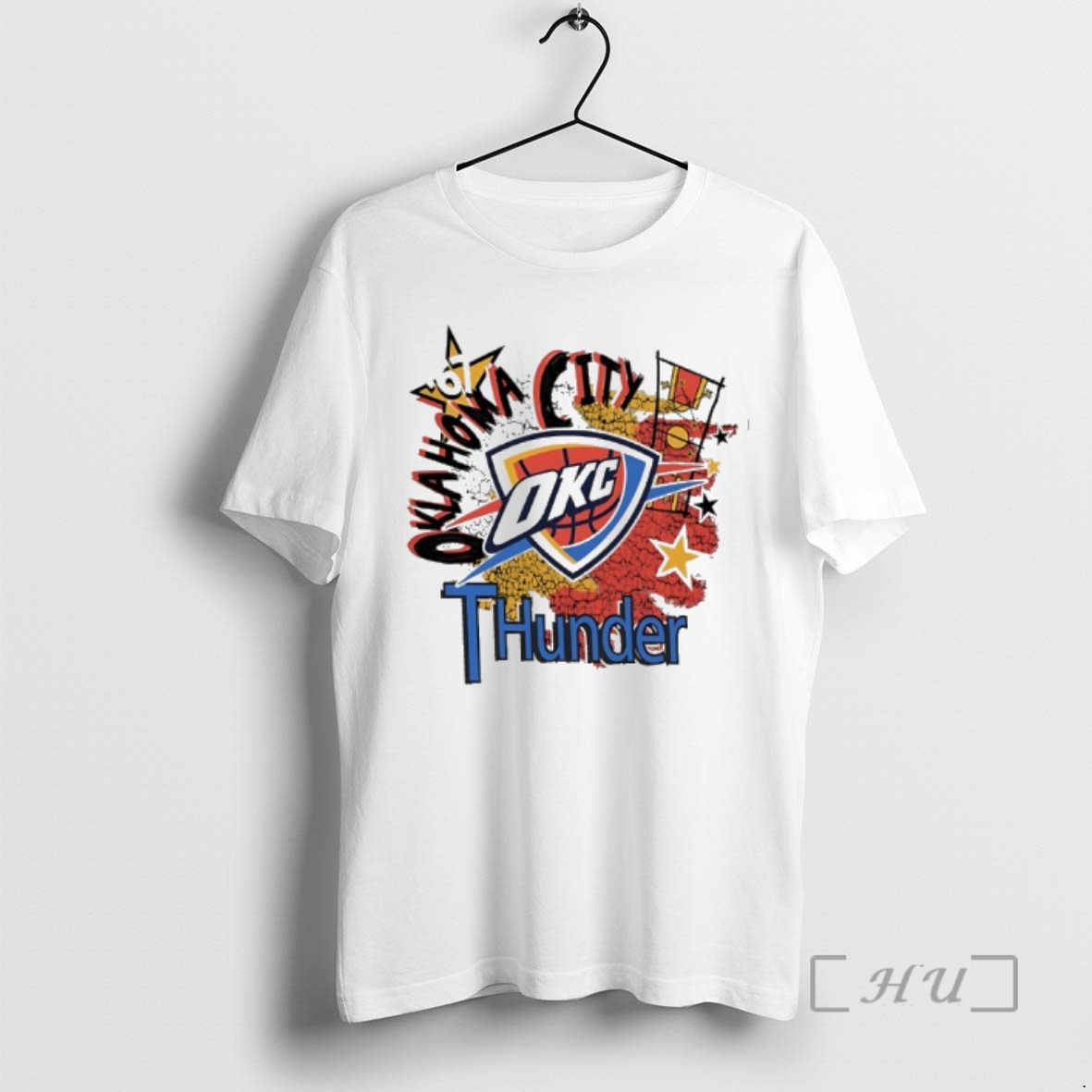 Officials Oklahoma City Thunder Basketball 67 Hardwood Classics Premium T Shirts Sweater Hoodie