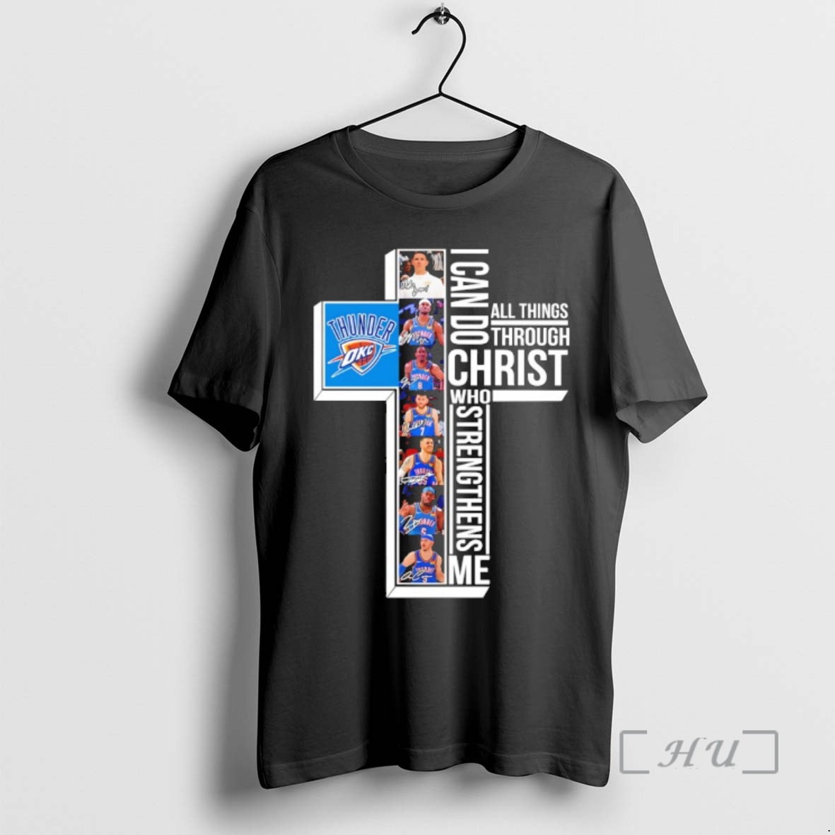 Officials Oklahoma City Thunder I Can Do All Things Through Christ Who Strengthens Me Premium T Shirts Sweater Hoodie