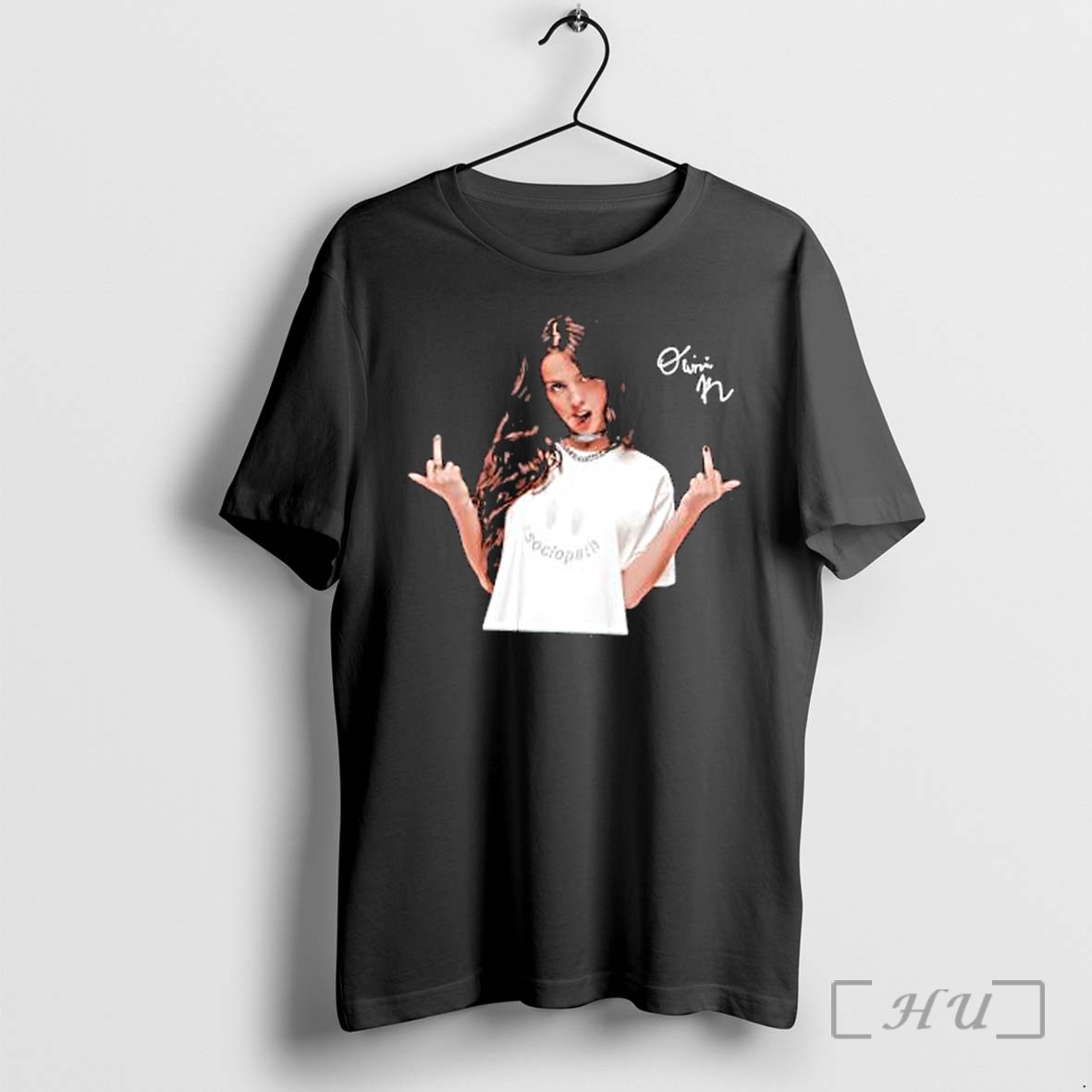 Officials Olivia Rodrigo Sticking Tongue Out Middle Fingers Premium T Shirts Sweater Hoodie
