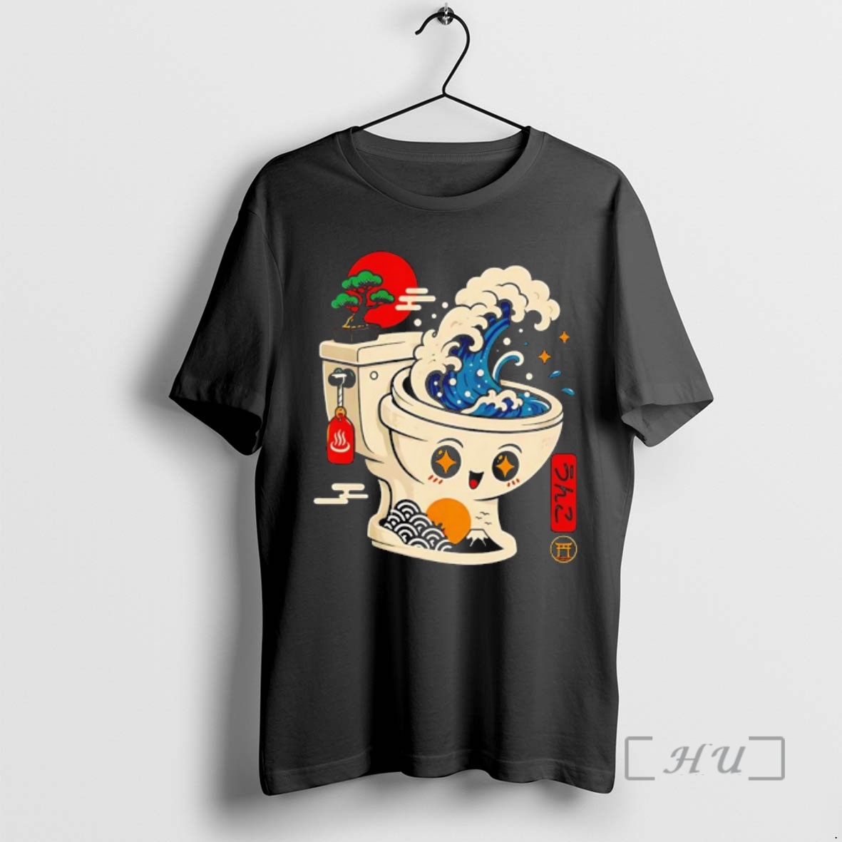 Officials Pretty The Great Flush Wave Toilet Spoof Parody Premium T Shirts Sweater Hoodie