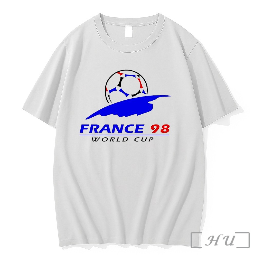 Officials Retro France 98 World Cup Soccer Logo Premium T Shirts Sweater Hoodie