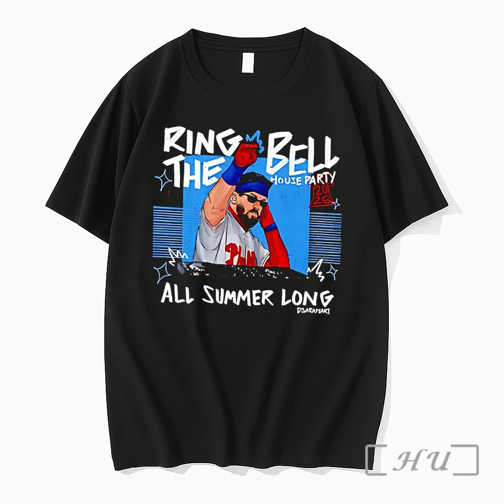 Officials Ring The Bell Phillies 2020 House Party All Summer Long Dj Black Premium T Shirts Sweater Hoodie