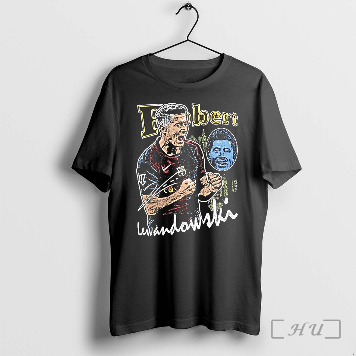 Officials Robert Lewandowski Fc Barcelona La Liga Champions 2026 90s Graphic Premium T Shirts Sweater Hoodie