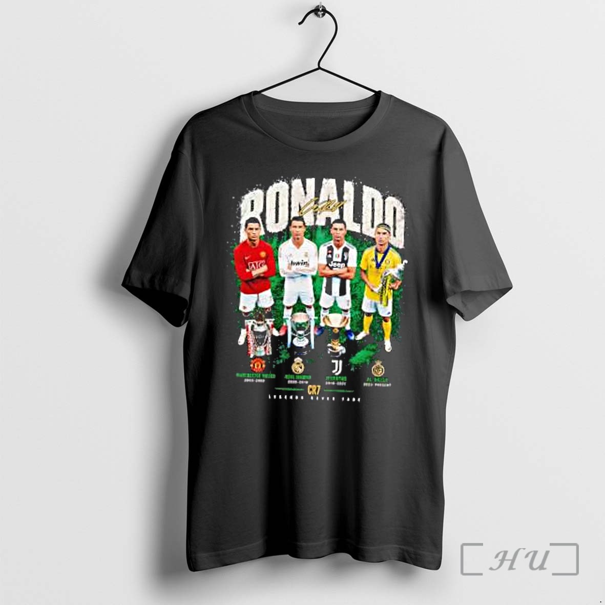 Officials Ronaldo Cr7 Manchester United 2003 2009 Real Madrid 2009 2018 Juventus 2018 2021 Premium T Shirts Sweater Hoodie