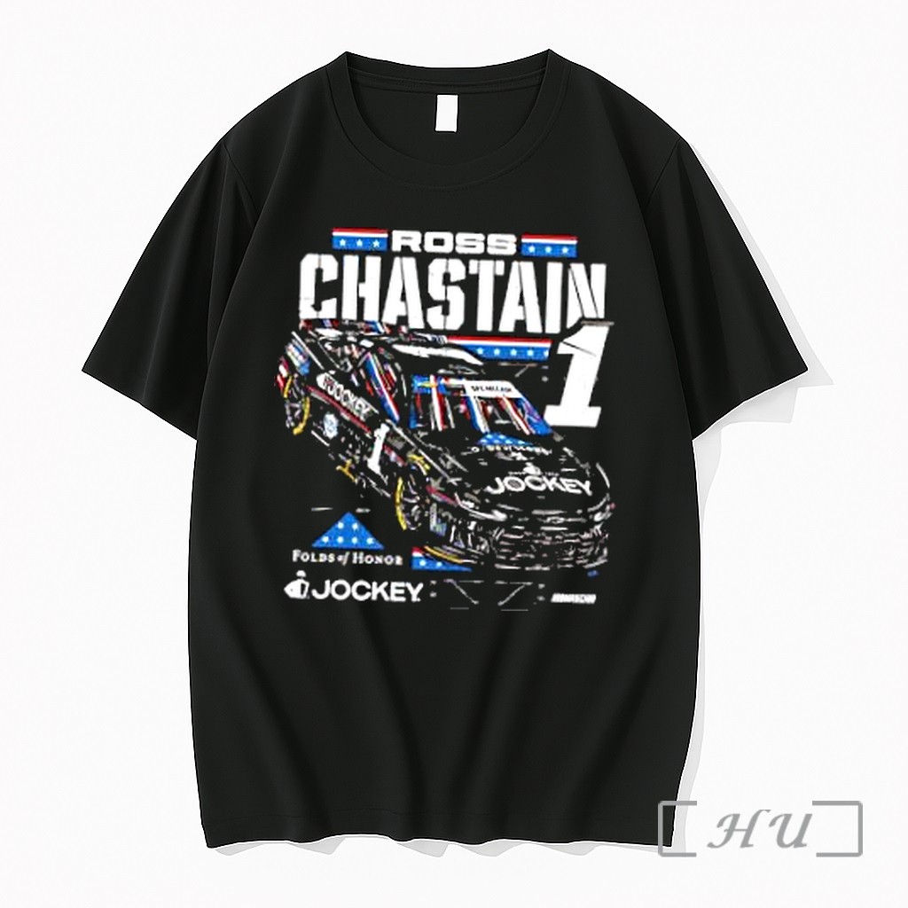Officials Ross Chastain 1 Jockey Folds Of Honor Sfc Mccain Nascar Premium T Shirts Sweater Hoodie