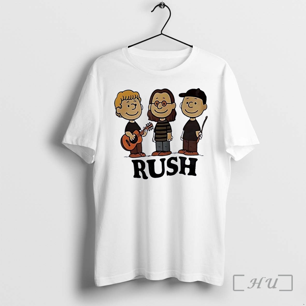 Officials Rush Peanuts Style Band Members White Premium T Shirts Sweater Hoodie