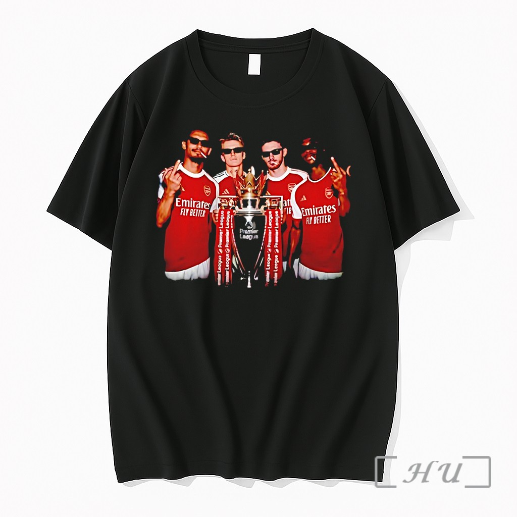 Officials Saka Odegaard Mikel Arteta Middle Finger Trophy Arsenal Fc 2026 Premium T Shirts Sweater Hoodie