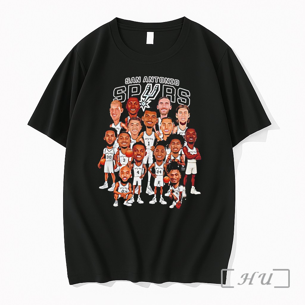 Officials San Antonio Spurs 2026 Playoffs Caricature Tee Premium T Shirts Sweater Hoodie