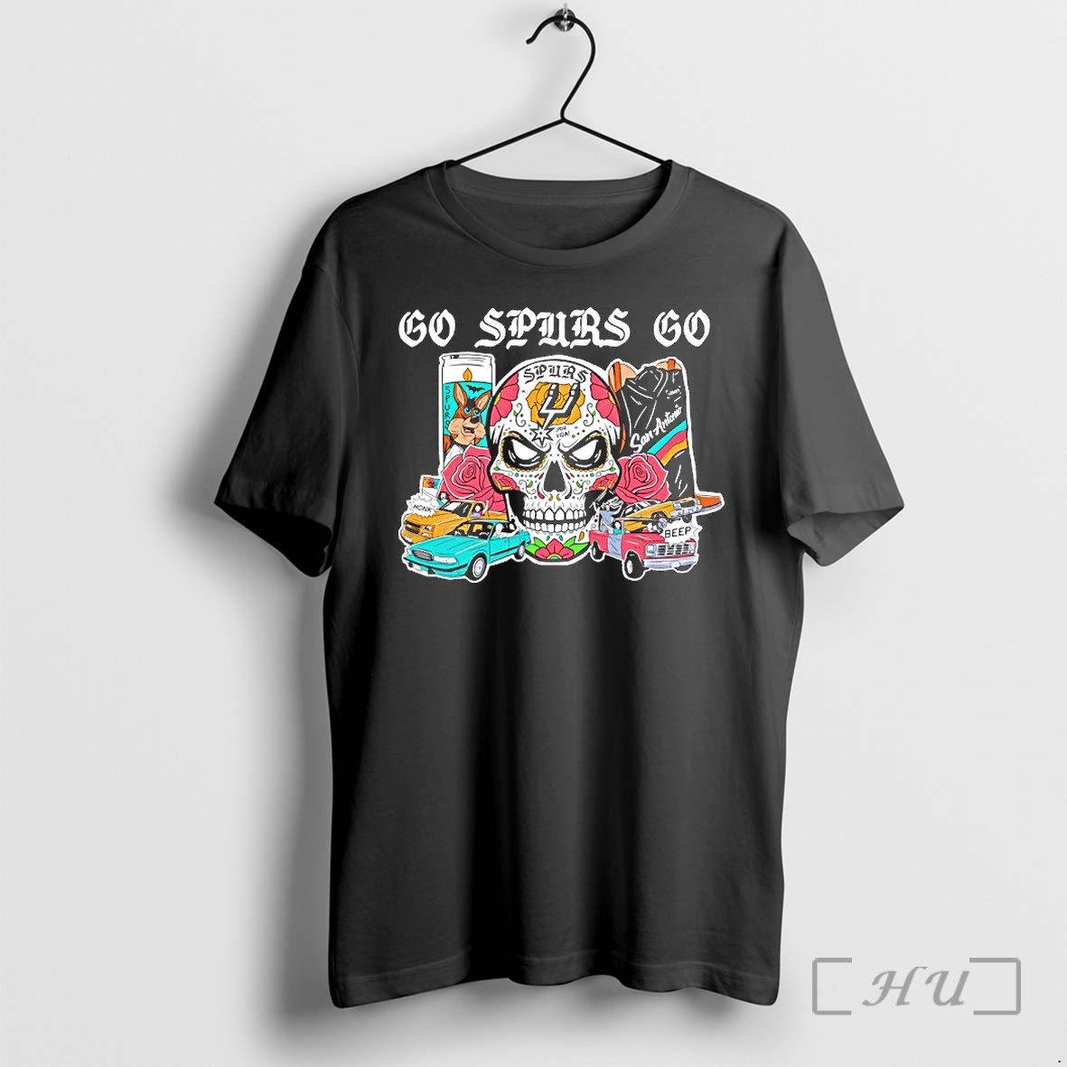 Officials San Antonio Spurs Sugar Skull Go Spurs Go Premium T Shirts Sweater Hoodie