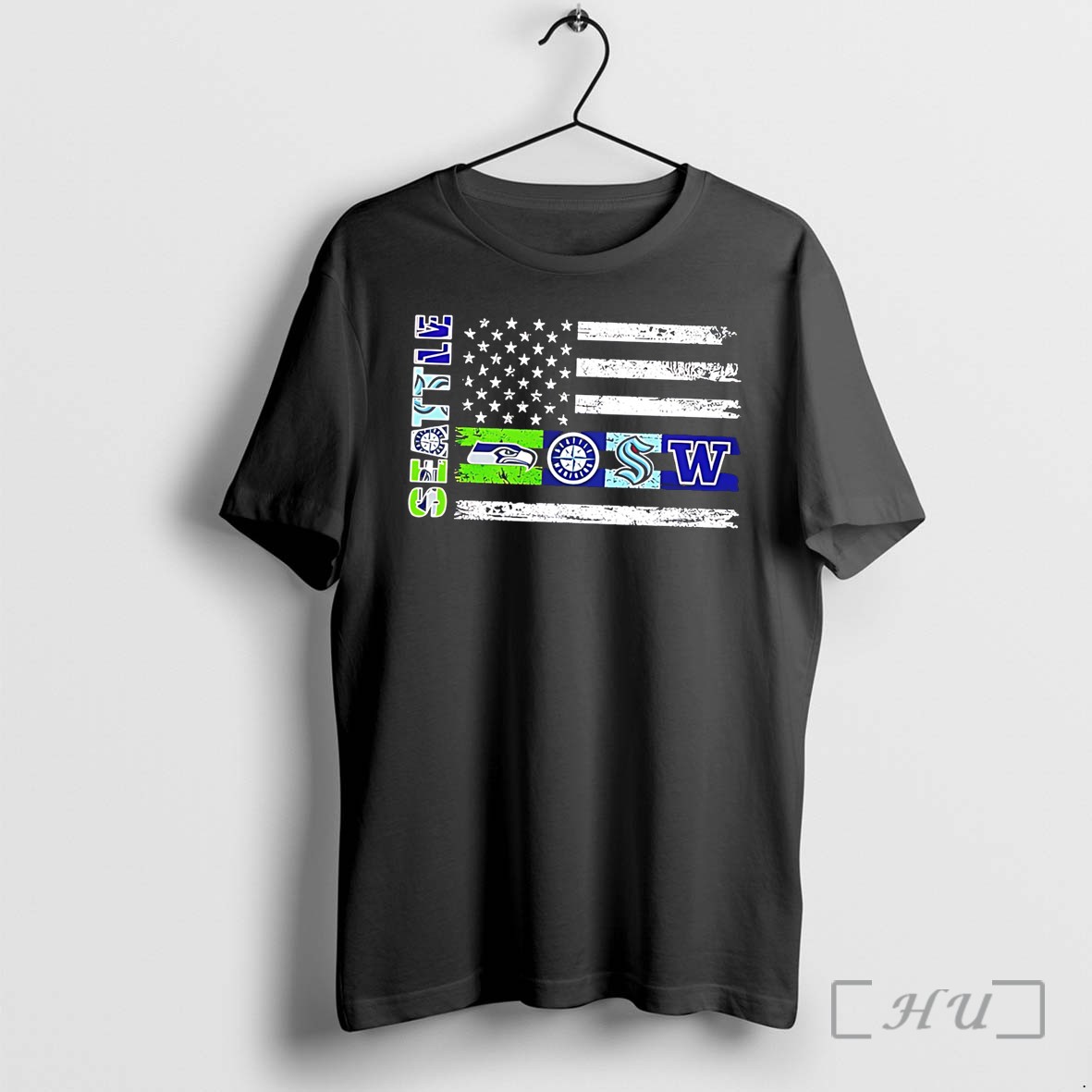 Officials Seattle Seahawks American Football Team Logo Flag Tee Premium T Shirts Sweater Hoodie
