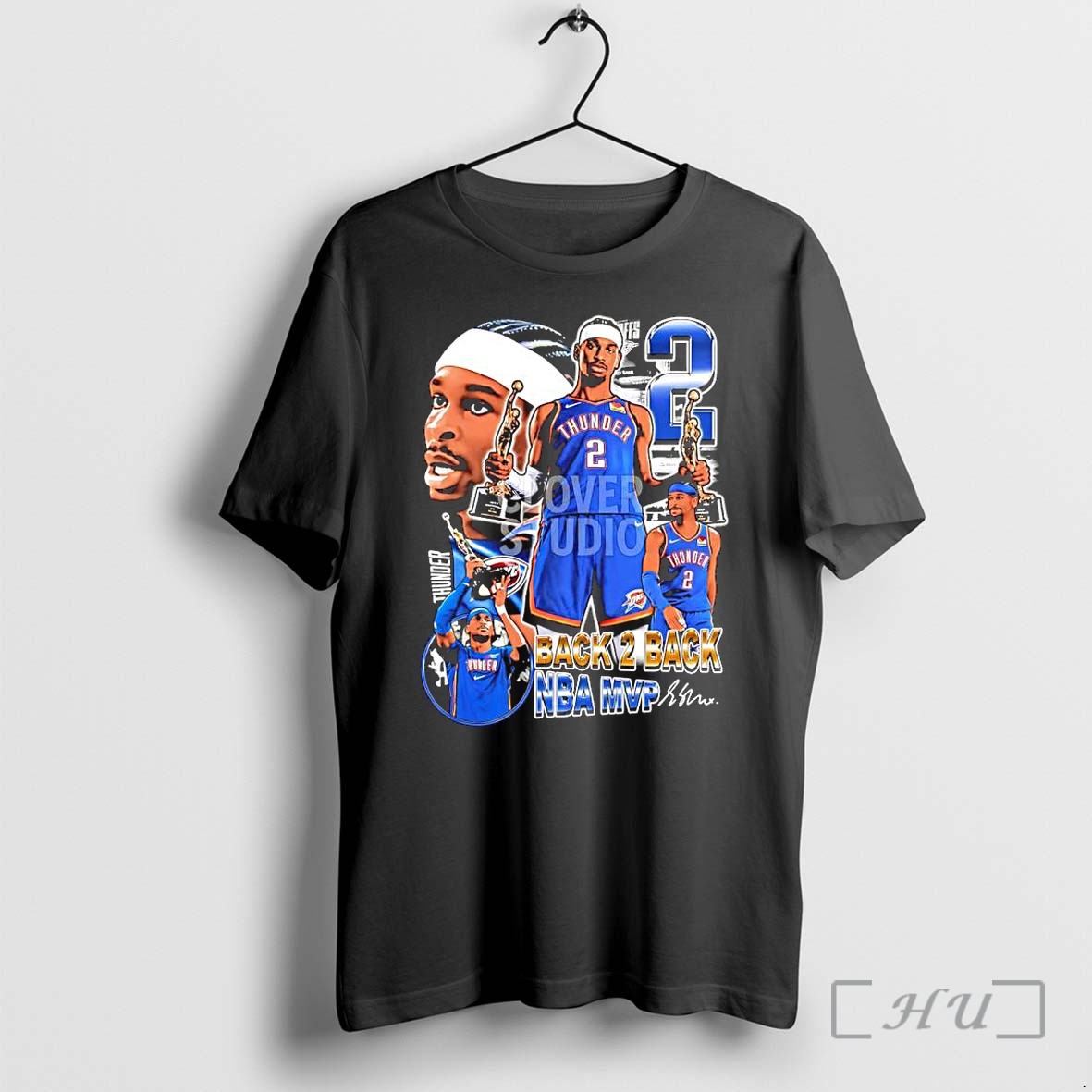 Officials Shai Gilgeous Alexander Okc Thunder Back 2 Back Nba Mvp Signature Premium T Shirts Sweater Hoodie