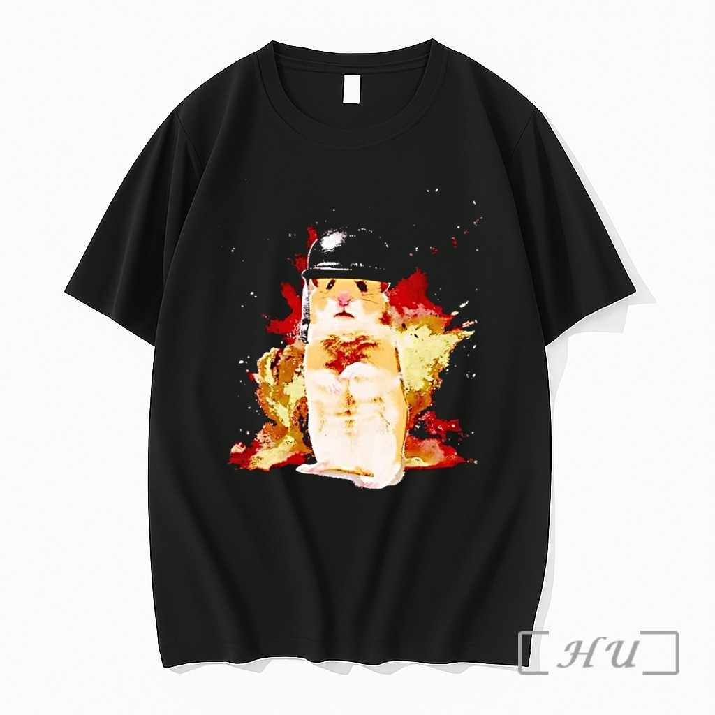 Officials Shocked Hamster Military Helmet Graphic Black Premium T Shirts Sweater Hoodie