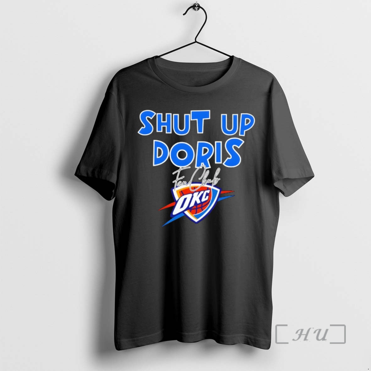 Officials Shut Up Doris Fan Club Oklahoma City Thunder Basketball Logo 2026 Premium T Shirts Sweater Hoodie