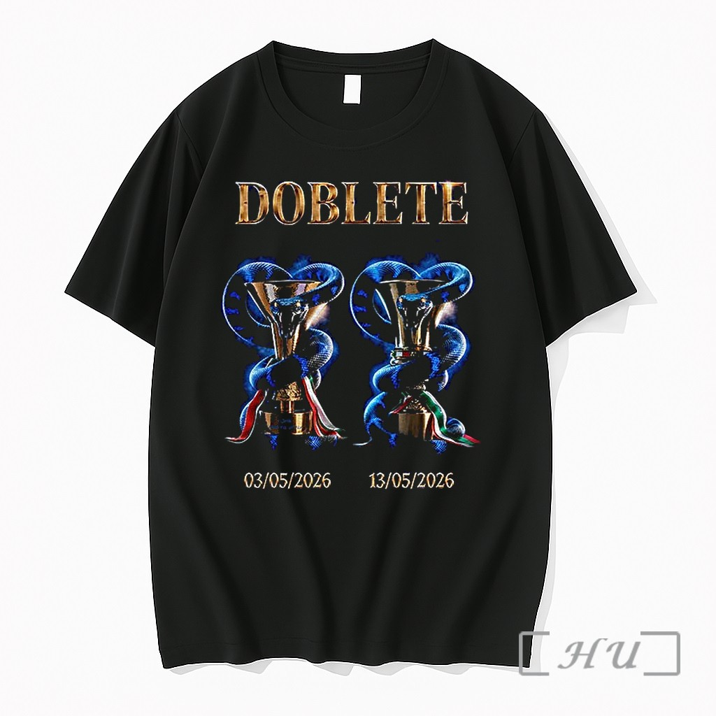 Officials Snake And Cup Inter Milan Fc Doblete Winner Champions 03052026 13052026 Premium T Shirts Sweater Hoodie