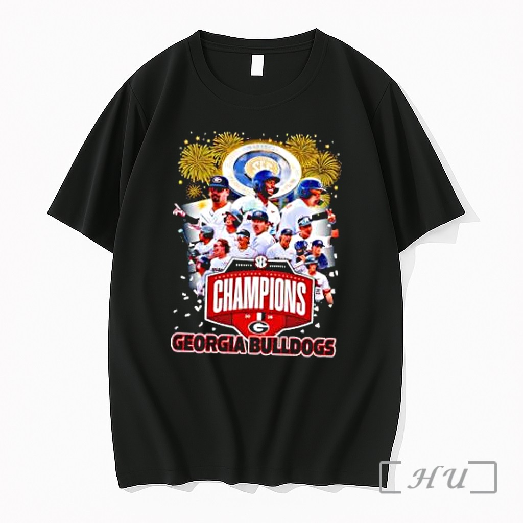 Officials Southeastern Conference Champions 2026 Georgia Bulldogs Sec Baseball Tournament Champion Premium T Shirts Sweater Hoodie
