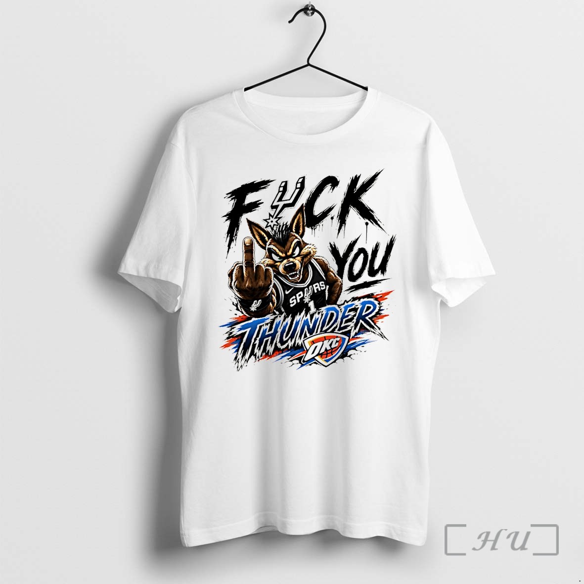 Officials Spurs Vs Thunder Fuck You Thunder Premium T Shirts Sweater Hoodie