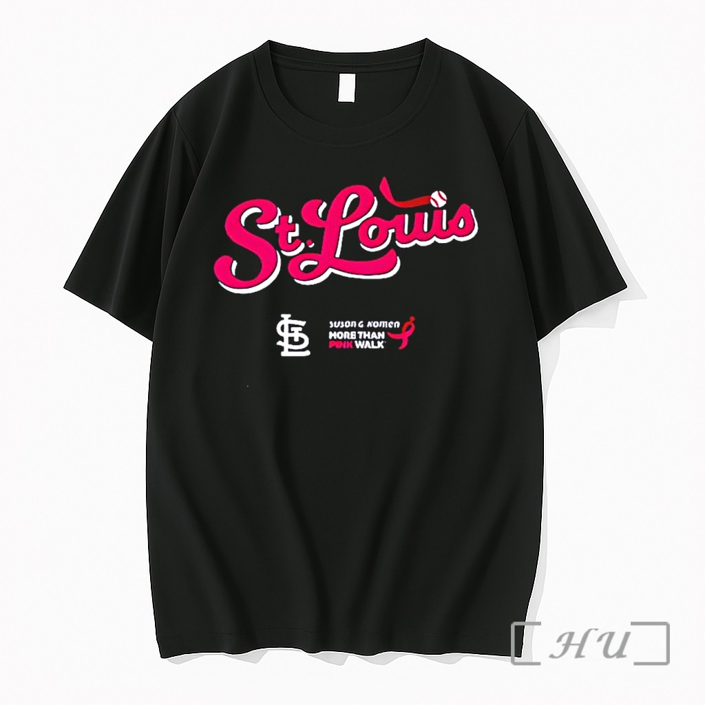 Officials St Louis Cardinals Baseball Susan G Komen More Than Pink Walk Premium T Shirts Sweater Hoodie