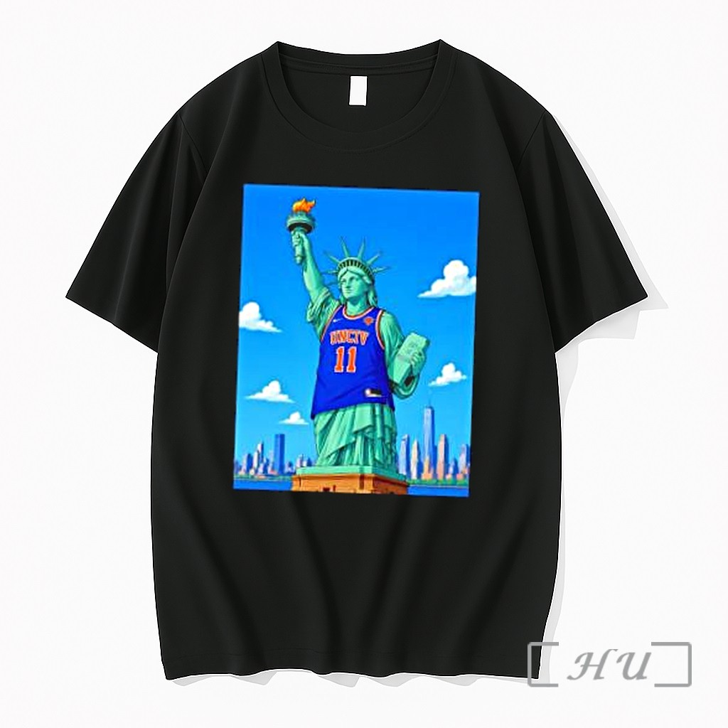 Officials Statue Of Liberty X New York Knicks Premium T Shirts Sweater Hoodie