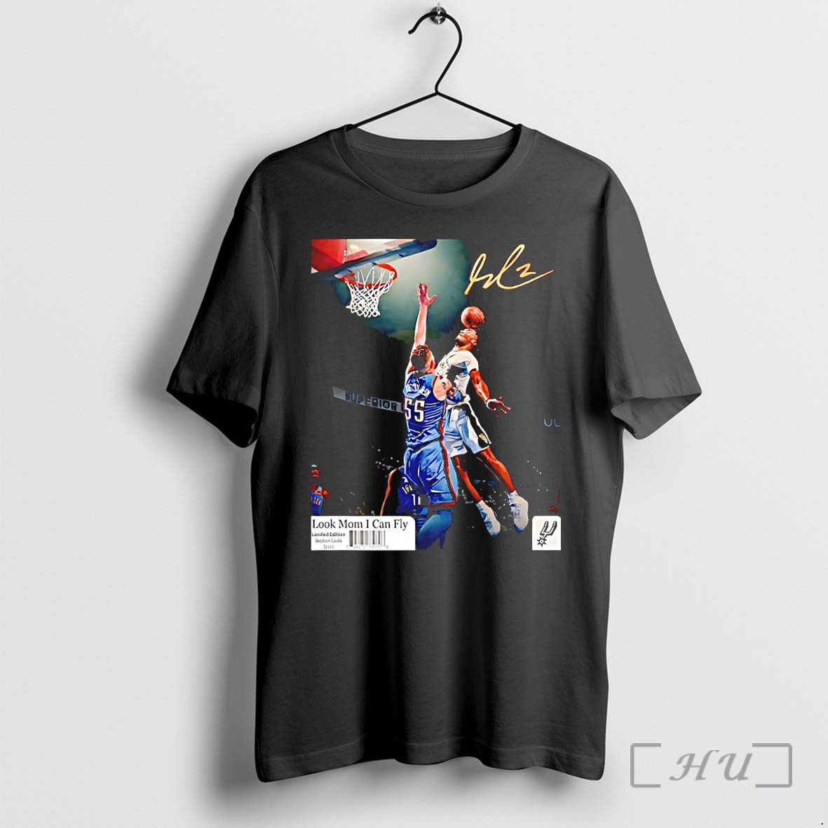 Officials Stephon Castle Dunk Of The Year San Antonio Spurs Basketball Signature Premium T Shirts Sweater Hoodie