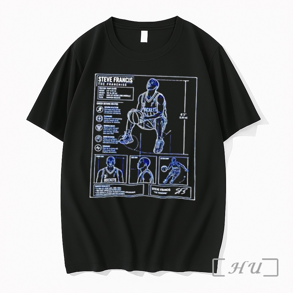 Officials Steve Francis Houston Rockets The Franchise Blueprint Premium T Shirts Sweater Hoodie