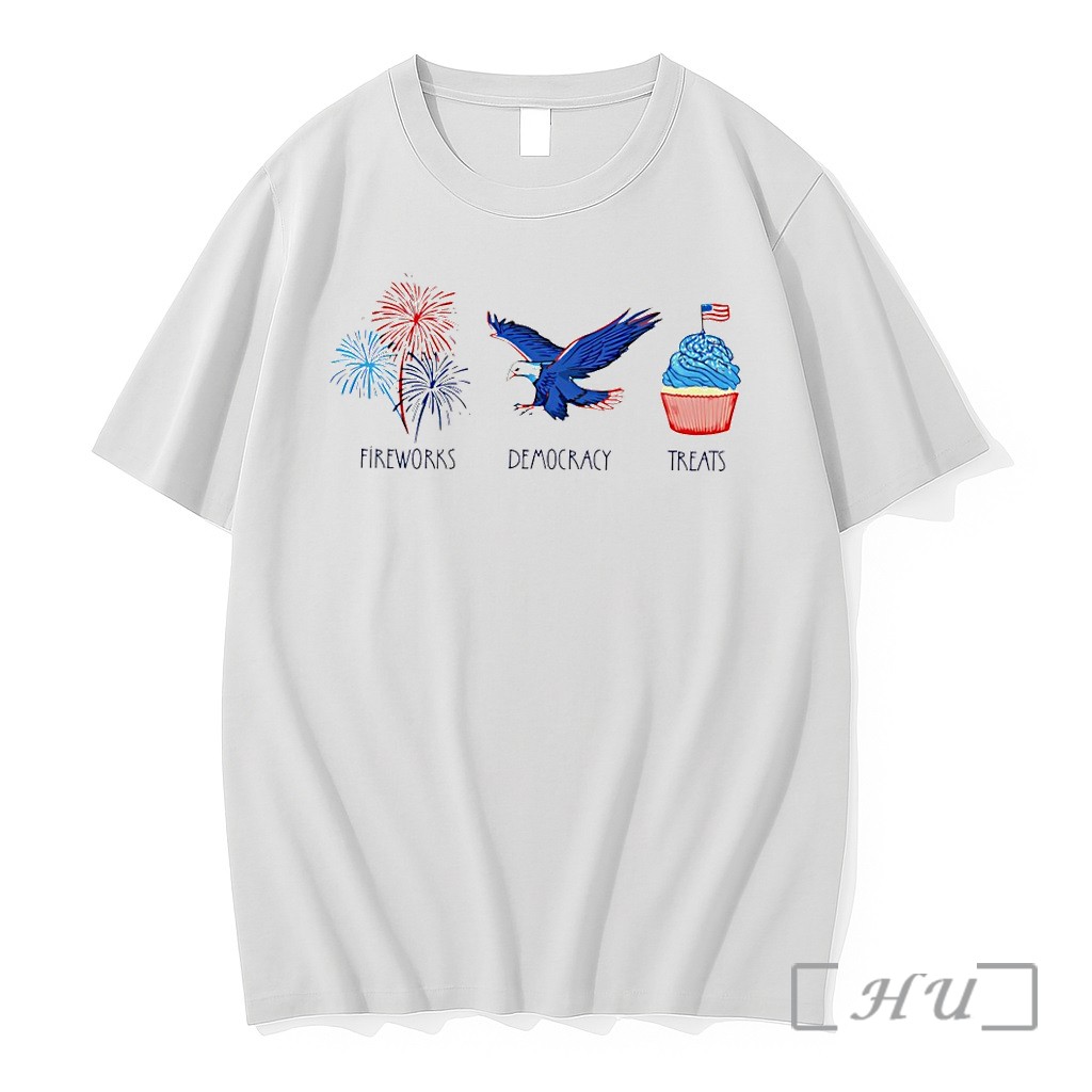 Officials Subtle Fdt Anti Trump 4th Of July Fireworks Democracy Treats Premium T Shirts Sweater Hoodie
