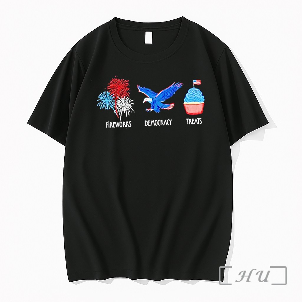 Officials Subtle Fdt Anti Trump 4th Of July Independence Day Fireworks Democracy Treats Premium T Shirts Sweater Hoodie
