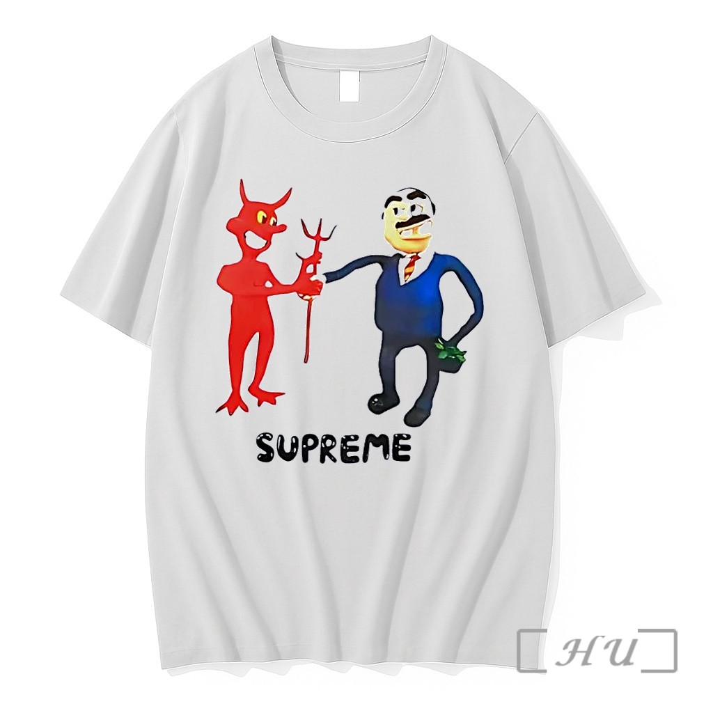 Officials Supreme Devil Businessman Deal With The Devil 2026 Corporate Ethics Satire White Premium T Shirts Sweater Hoodie
